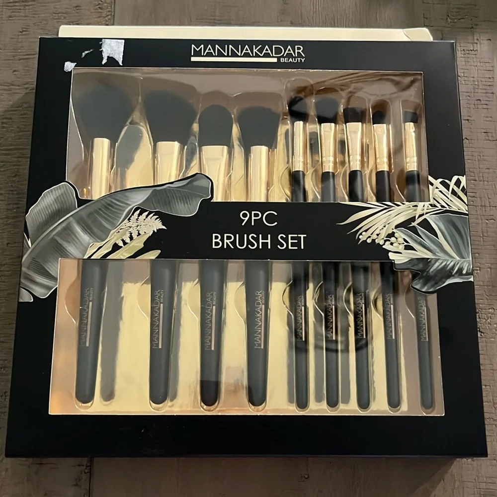 Manna Kadar Makeup Brush Set, 9 Pieces